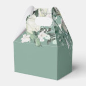 ホワイトグリーンブーケバプテスミスペアボックス フェイバーボックス (裏面サイド)
