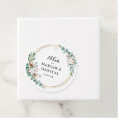 ホワイトグリーン金ゴールドフローラムスリム結婚ニカ フェイバータグ (インサイチュ)