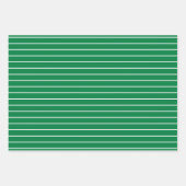 ホワイトグリーン金ゴールドブラックファミリーブラウンブラックラブ ラッピングペーパーシート (正面3)