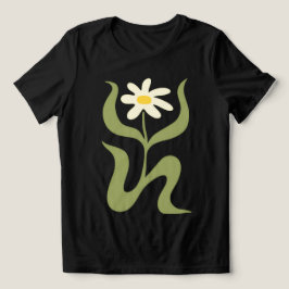 ホワイトグレイス 女性用 フラワーTシャツ トライブレンドＴシャツ