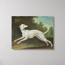 ホワイトグレイハウンド犬(Jean-Baptiste Oudry) キャンバスプリント