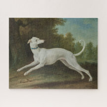 ホワイトグレイハウンド犬(Jean-Baptiste Oudry)