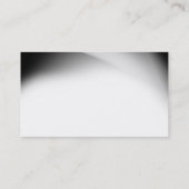 ホワイトグレスタイリッシュートレンディープレーン名刺 名刺 (裏面)