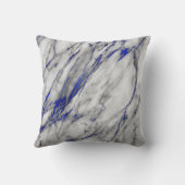 ホワイトグレーサファイアブルーネイビーマーブルグラム クッション (裏面)