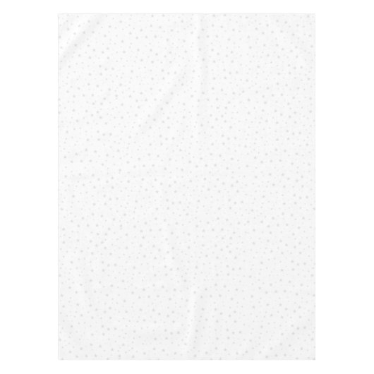 ホワイトグレースタークリスマス テーブルクロス (正面)