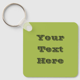 ホワイトグレープグリーン春シーズン無地のカラー キーホルダー