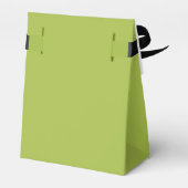 ホワイトグレープグリーン春シーズン無地のカラー フェイバーボックス (裏面サイド)