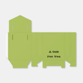 ホワイトグレープグリーン春シーズン無地のカラー フェイバーボックス (折り畳みなし)