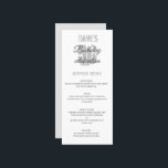 ホワイトグレーミニマリスト50th Any Birthday Party メニュー<br><div class="desc">ホワイトグパーソナライズされたレーシンプルミニマル50th Any Birthday Partyメニュー</div>