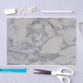 ホワイトグレー大理石風化テクスチャDIYロフトデコール 薄葉紙 (クラフト)