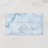 ホワイトグレー水中競技ブルーマーブルビップ 名刺 (裏面)