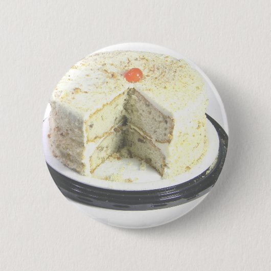 ホワイトケーキ 缶バッジ (正面)