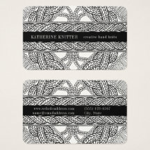 ホワイトケーブルニットOceana名刺