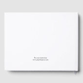 ホワイトゲストブックとファンシーレタリング ゲストブック (裏面)