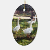 ホワイトゲーゼ3 セラミックオーナメント (左)