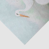ホワイトコウノトリ、鳥のイラスト 薄葉紙 (詳細)