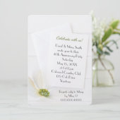 ホワイトコスモスオンウッド40周年パーティー 招待状 (スタンド正面)