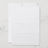 ホワイトコスモスオンウッド40周年パーティー 招待状 (裏面)