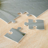 ホワイトコスモスサマーワイルドフラワーフローラ ジグソーパズル (側面)