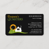 ホワイトコテージブラックベッドアンドブレックファーストB&B 名刺 (正面)