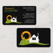 ホワイトコテージブラックベッドアンドブレックファーストB&B 名刺 (正面/裏面)