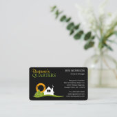 ホワイトコテージブラックベッドアンドブレックファーストB&B 名刺 (スタンド正面)