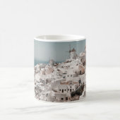 ホワイトコンクリート建物の空中撮影 コーヒーマグカップ (中央)