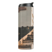 ホワイトコンクリート建物 タンブラー (回転左)