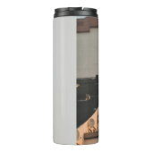 ホワイトコンクリート建物 タンブラー (裏面)