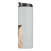 ホワイトコンクリート建物 タンブラー (回転右)