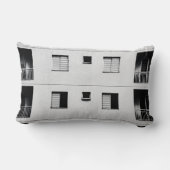ホワイトコンクリート建物 ランバークッション (裏面)