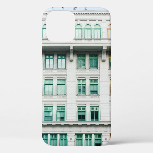 ホワイトコンクリート建物-3 Case-Mate iPhoneケース (裏面)