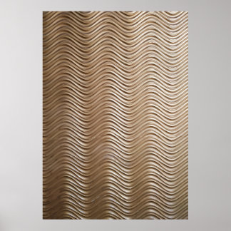 ホワイトコンクリート高層建物 ポスター