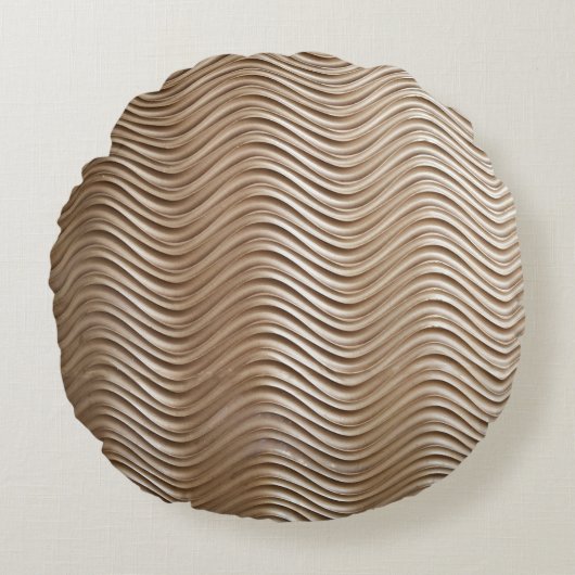 ホワイトコンクリート高層建物 ラウンドクッション (正面)