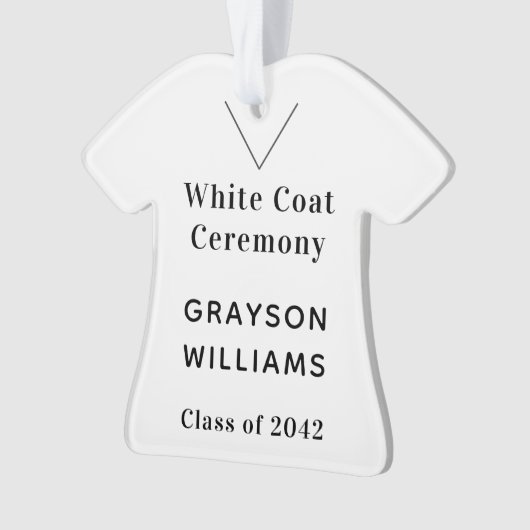 ホワイトコートセレモニーメディカルオーナメント オーナメント (正面)