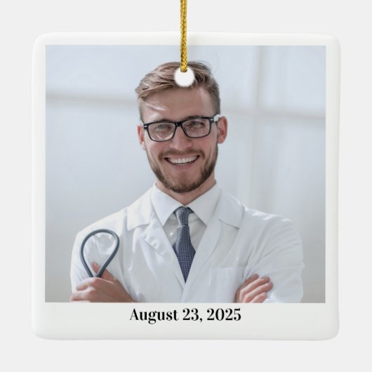 ホワイトコートセレモニーメディカルオーナメント セラミックオーナメント (裏面)
