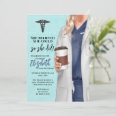 ホワイトコートメディカルスクール卒業招待状 招待状 (スタンド正面)