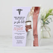 ホワイトコートメディカルスクール卒業招待状 招待状 (スタンド正面)