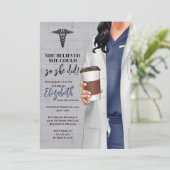 ホワイトコートメディカルスクール卒業招待状 招待状 (スタンド正面)