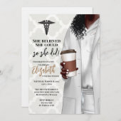 ホワイトコートメディカルスクール卒業招待状 招待状 (正面/裏面)