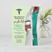 ホワイトコートメディカルスクール卒業招待状 招待状 (スタンド正面)