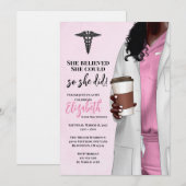 ホワイトコートメディカルスクール卒業招待状 招待状 (正面/裏面)