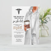 ホワイトコートメディカルスクール卒業招待状 招待状 (スタンド正面)