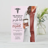 ホワイトコートメディカルスクール卒業招待状 招待状 (スタンド正面)