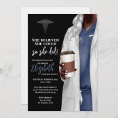 ホワイトコートメディカルスクール卒業招待状 招待状 (正面/裏面)