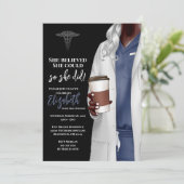 ホワイトコートメディカルスクール卒業招待状 招待状 (スタンド正面)