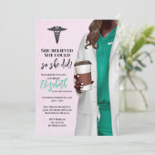 ホワイトコートメディカルスクール卒業招待状 招待状 (スタンド正面)