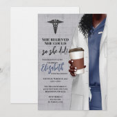 ホワイトコートメディカルスクール卒業招待状 招待状 (正面/裏面)