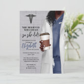 ホワイトコートメディカルスクール卒業招待状 招待状 (スタンド正面)