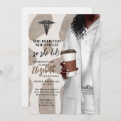 ホワイトコートメディカルスクール卒業招待状 招待状 (正面/裏面)